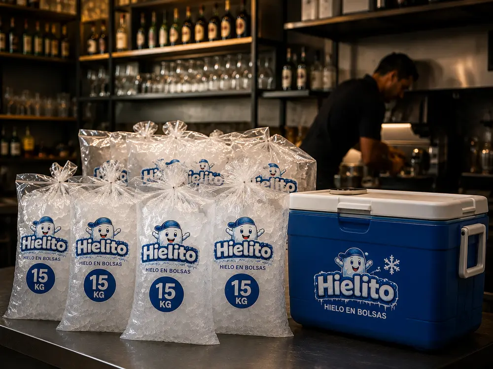 Abastecimiento de hielo para bares y comercios
